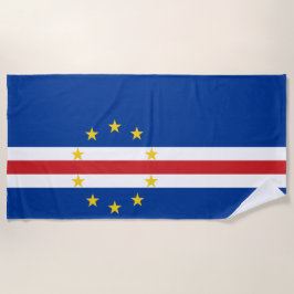 Vlag van Kaapverdië (Kaapverdië) Strandlaken