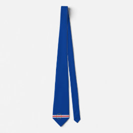 Vlag van Kaapverdië (Kaapverdië) Stropdas