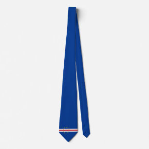 Vlag van Kaapverdië (Kaapverdië) Stropdas