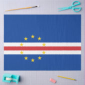 Vlag van Kaapverdië (Kaapverdië) Tissuepapier (Craft)