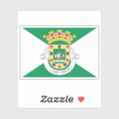 Vlag van Kaapverdië (Kaapverdië, voorstel uit 1932 Sticker (Vel)