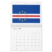 Vlag van Kaapverdië Kalender (Jan 2027)