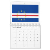 Vlag van Kaapverdië Kalender (Feb 2027)