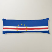 Vlag van Kaapverdië Lichaamskussen (Achterkant)