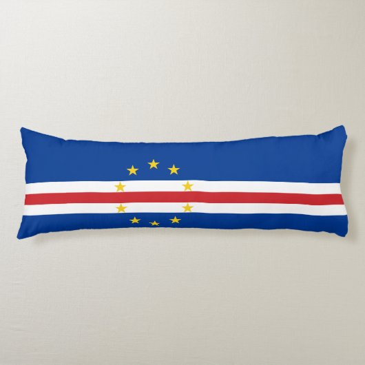 Vlag van Kaapverdië Lichaamskussen (Voorkant)