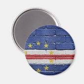 Vlag van Kaapverdië Magneet (Voorkant / Achterkant)