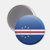 Vlag van Kaapverdië Magneet (Voorkant / Achterkant)