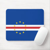 Vlag van Kaapverdië Muismat (Met muis)