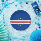 Vlag van Kaapverdië Papieren Bordje (Feest)