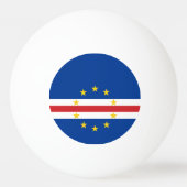 Vlag van Kaapverdië Pingpongbal (Achterkant)