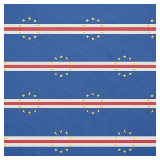 Vlag van Kaapverdië Stof (Swatch)