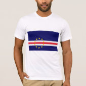 Vlag van Kaapverdië T-shirt (Voorkant)