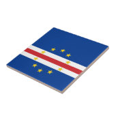 Vlag van Kaapverdië Tegeltje (Zijkant)