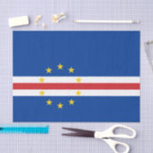 Vlag van Kaapverdië Tissuepapier (Craft)