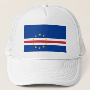 Vlag van Kaapverdië Trucker Pet