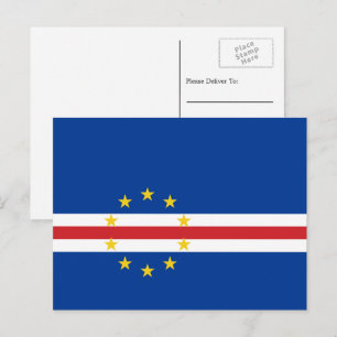 Vlag van Kaapverdië Vlag van Kaapverdië Briefkaart