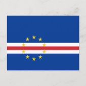 Vlag van Kaapverdië Vlag van Kaapverdië Briefkaart (Voorkant)