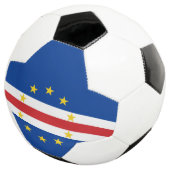 Vlag van Kaapverdië Voetbal (Drie kwart)