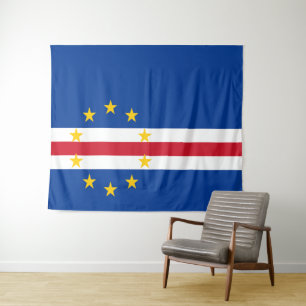 Vlag van Kaapverdië Wandkleed