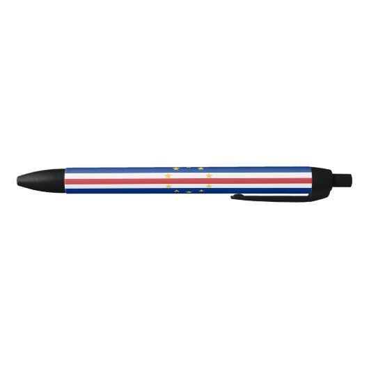 Vlag van Kaapverdië Zwarte Inkt Pen (Bodem)
