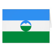 Vlag van Kabardino-Balkarië (Voorkant Horizontaal)