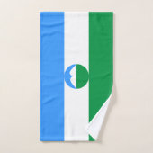 Vlag van Kabardino-Balkarië Bad Handdoek (Handdoek)