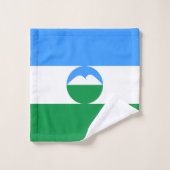 Vlag van Kabardino-Balkarië Bad Handdoek (Wasdoekje)