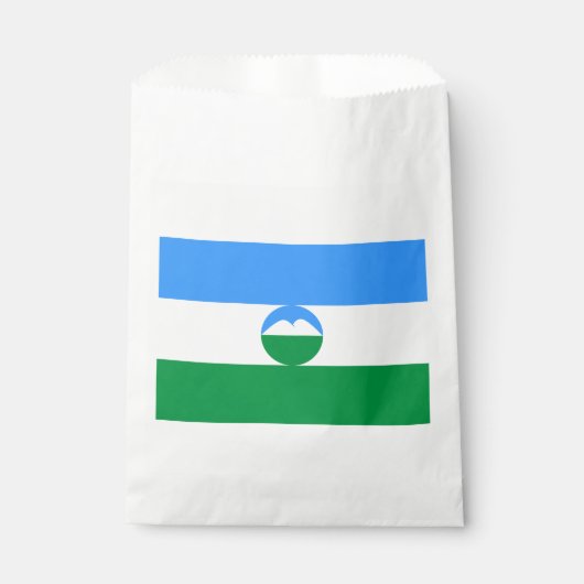 Vlag van Kabardino-Balkarië Bedankzakje (Voorkant)