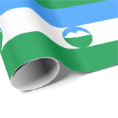 Vlag van Kabardino-Balkarië Cadeaupapier (Rol Hoek)
