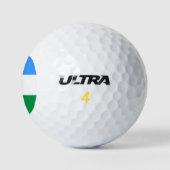 Vlag van Kabardino-Balkarië Golfballen (Logo)