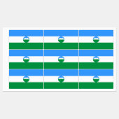 Vlag van Kabardino Balkarië Labels (Vel)