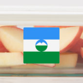 Vlag van Kabardino-Balkarië Labels (Aangebracht)