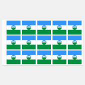 Vlag van Kabardino-Balkarië Labels (Vel)