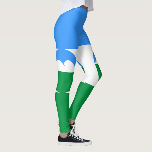 Vlag van Kabardino-Balkarië Leggings (Rechts)
