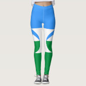 Vlag van Kabardino-Balkarië Leggings (Voorkant)