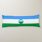 Vlag van Kabardino-Balkarië Lichaamskussen (Achterkant)