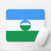 Vlag van Kabardino-Balkarië Muismat (Met muis)