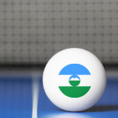 Vlag van Kabardino-Balkarië Pingpongbal (Net)