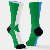 Vlag van Kabardino-Balkarië Sokken (Gebogen)