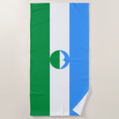 Vlag van Kabardino-Balkarië Strandlaken (Voorkant)