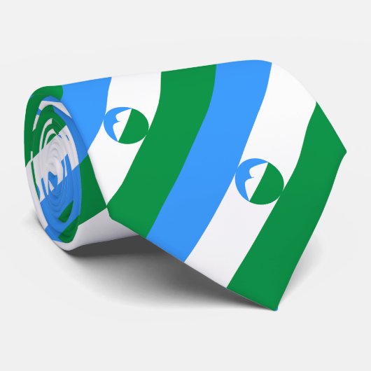 Vlag van Kabardino Balkarië Stropdas (Opgerold)