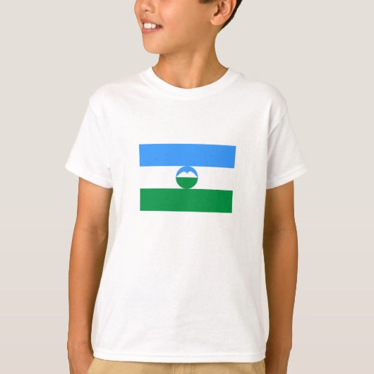 Vlag van Kabardino-Balkarië T-shirt (Voorkant)
