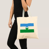 Vlag van Kabardino Balkarië Tote Bag (Voorkant (product))