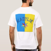 Vlag van Kabylie T-shirt (Achterkant)
