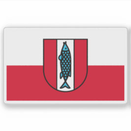 Vlag van Kaiserslautern, Duitsland Sticker