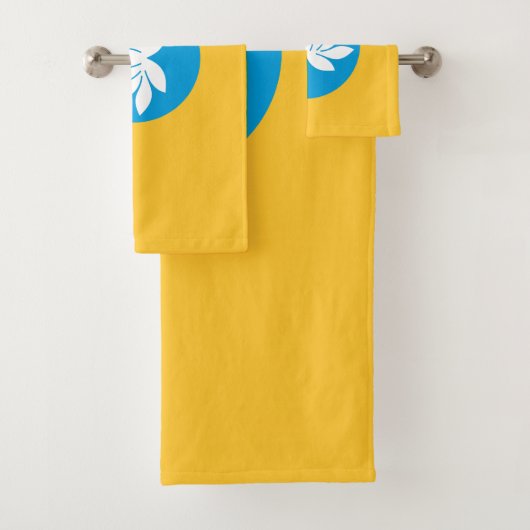 Vlag van Kalmukkië Bad Handdoek (Insitu)