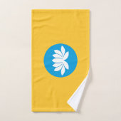Vlag van Kalmukkië Bad Handdoek (Handdoek)