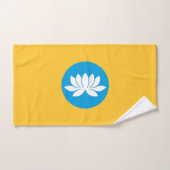 Vlag van Kalmukkië Bad Handdoek (Handdoek)