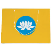 Vlag van Kalmukkië Groot Cadeauzakje (Voorkant)