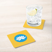 Vlag van Kalmukkië Kartonnen Onderzetters (Insitu)